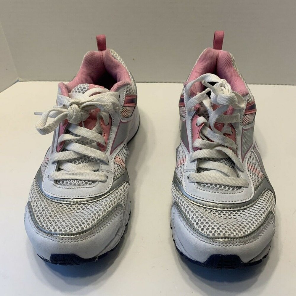Reebok Women's DMX Ride Rasko Running Shoes Size 7 White Gray Pink Purple Memory